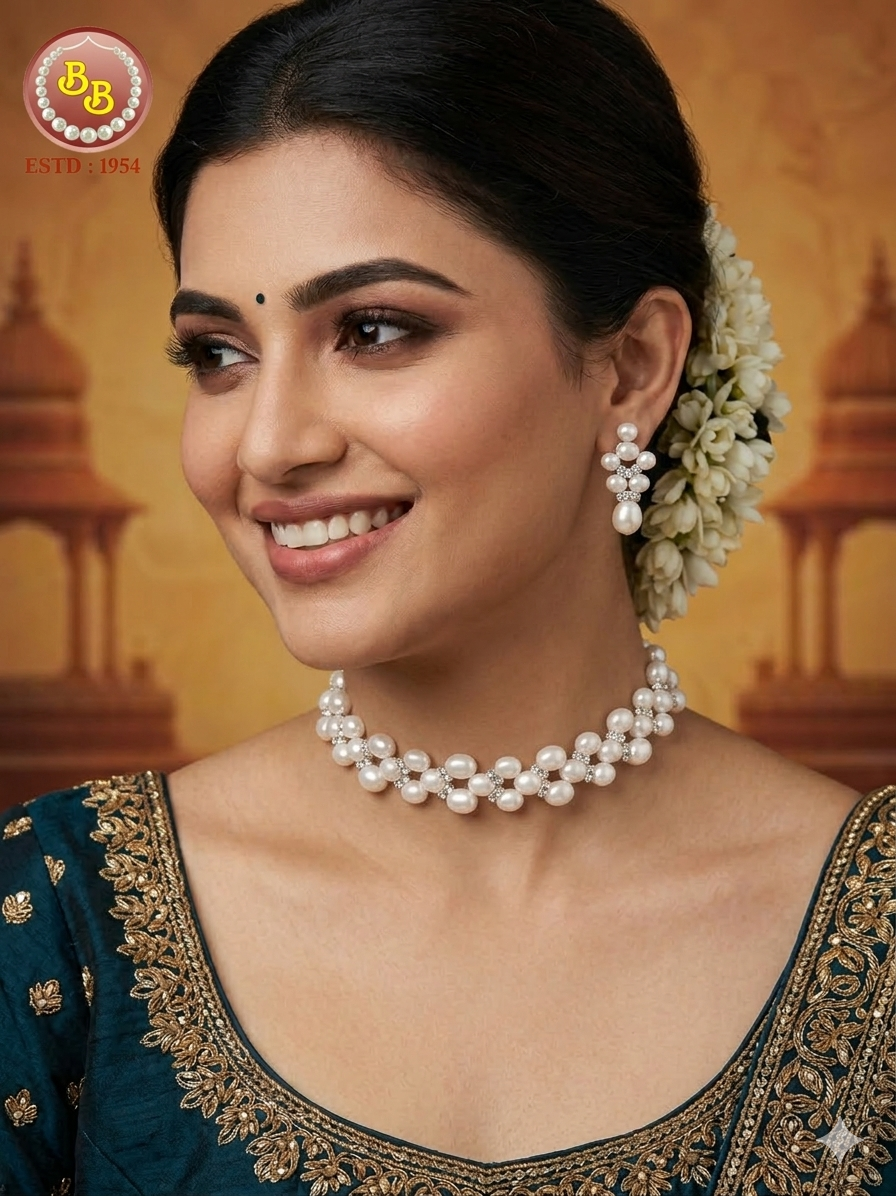 Pearls Choker Set 1 5