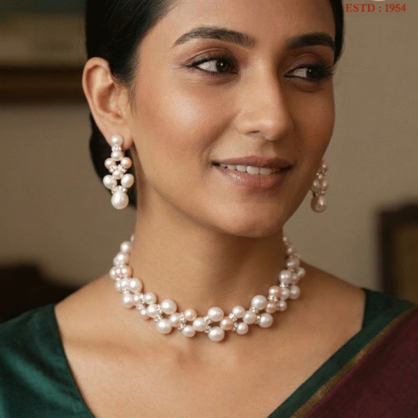 Pearls  Choker Set