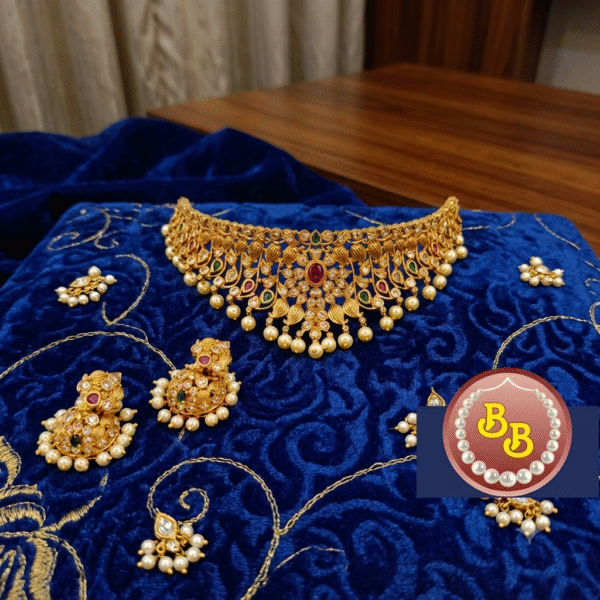 Exquisite Designer Stone Polki Choker