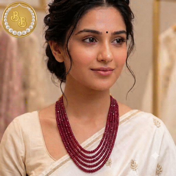 Ruby Five Line Mala