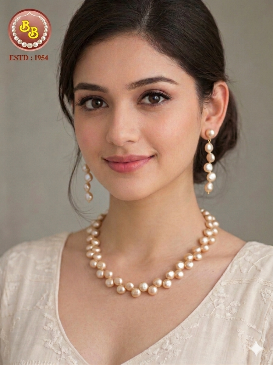 Pink zig zag Pearls Set 1 Gemini Generated Image jzprajzprajzp