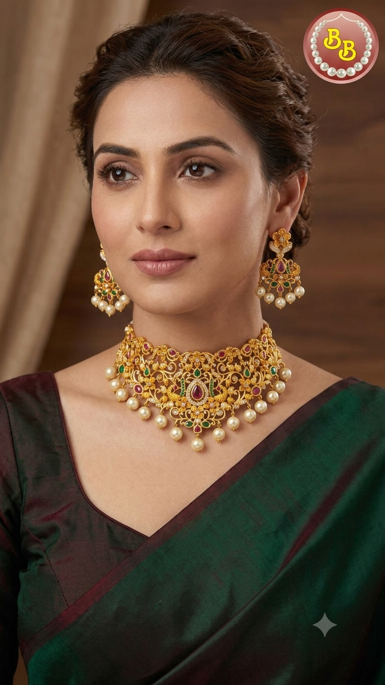 Stone Polki Choker 1 Stone Polki Choker