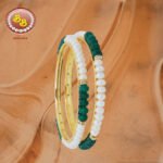 Pearl Bangles SBP-BG019 by Sri Bansilal Pearls - Luxurious freshwater pearl bangles - Heritage handcrafted jewelry for women