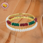 Pearl Bangles SBP-BG018 Sri Bansilal Pearls - Exquisite natural pearl bangles - Traditional handcrafted Hyderabad jewelry since 1954