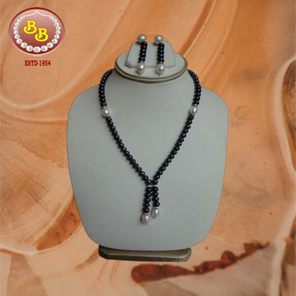 Black Designer Pearls Set
