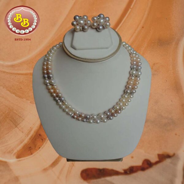 Natural Color Pearls Set