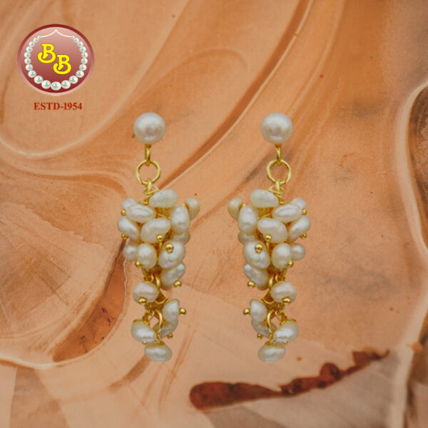 pearl grape earrings