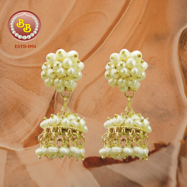 Pearls Jhumka