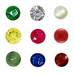 Authentic Navratna Stones from Sri Bansilal Pearls