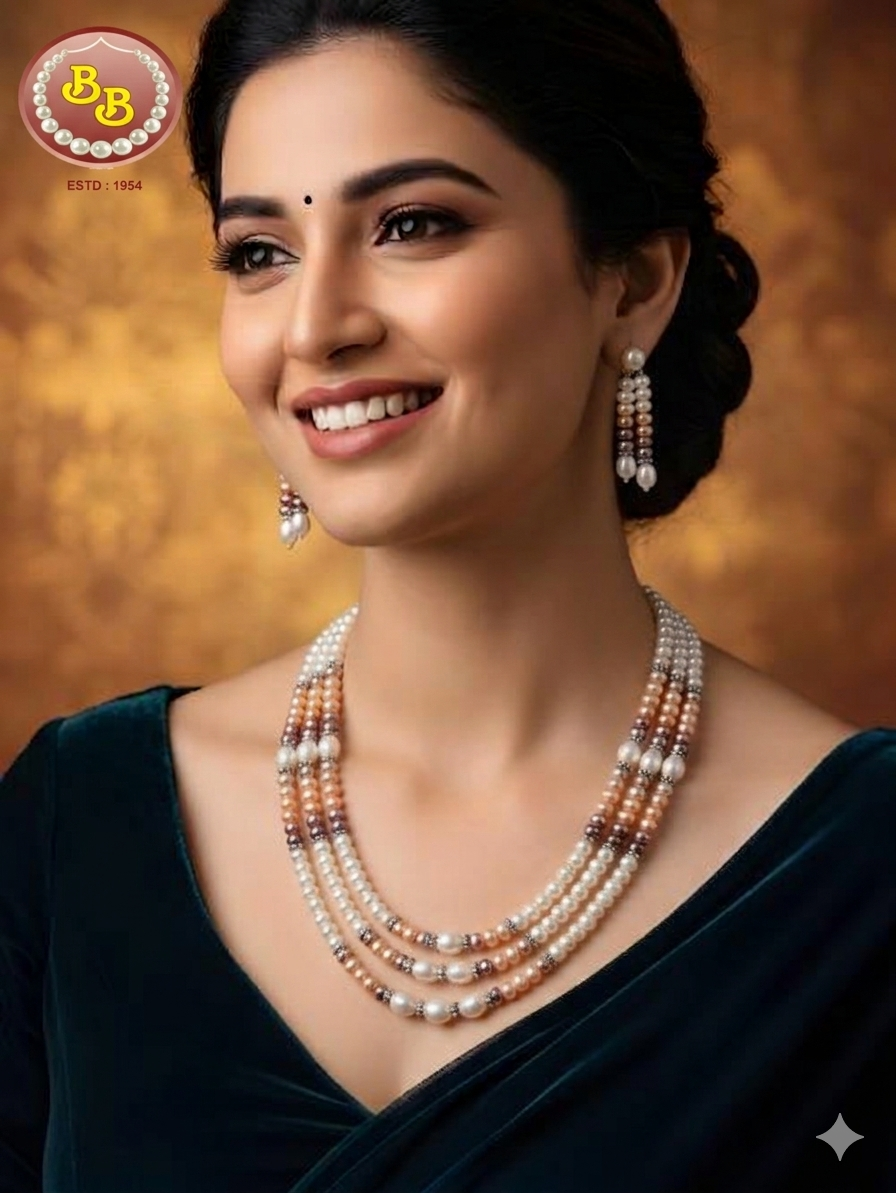 Natural Colors Pearls Set 1 Gemini Generated Image divnjdivnjdiv