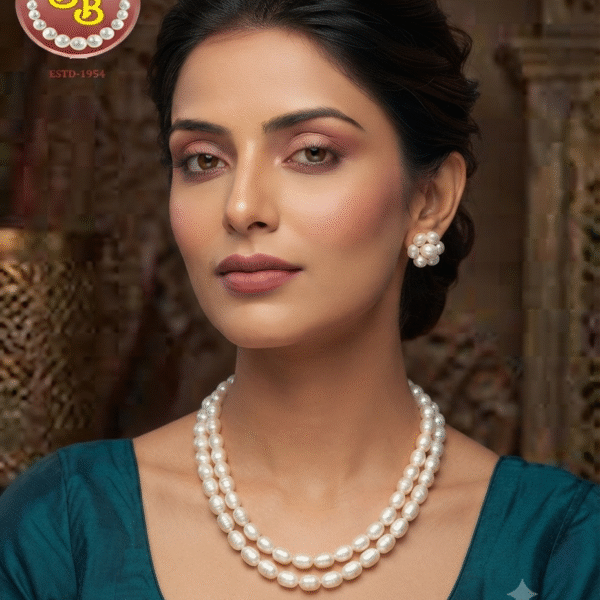 Two Lines Elegant Pearls Set
