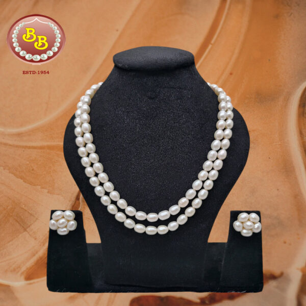 Two Lines Elegant Pearls Set