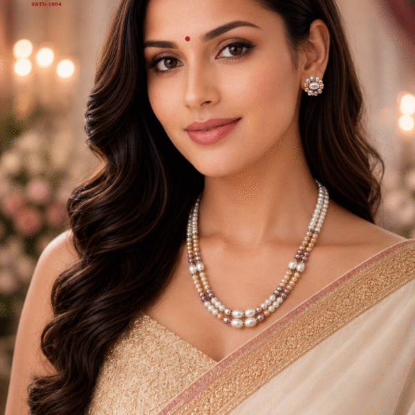 Adorable Multi Color Real Pearls Set
