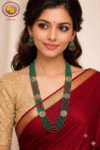 2 Color Of Combination Beads With Flowers Designer Set