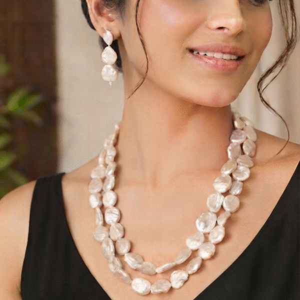 Unique Natural Pearls Set