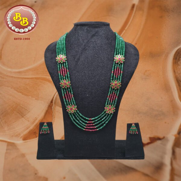 2 Color Of Combination Beads With Flowers Designer Set