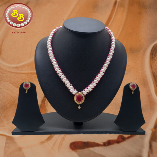 Designer Pearls Locket Set