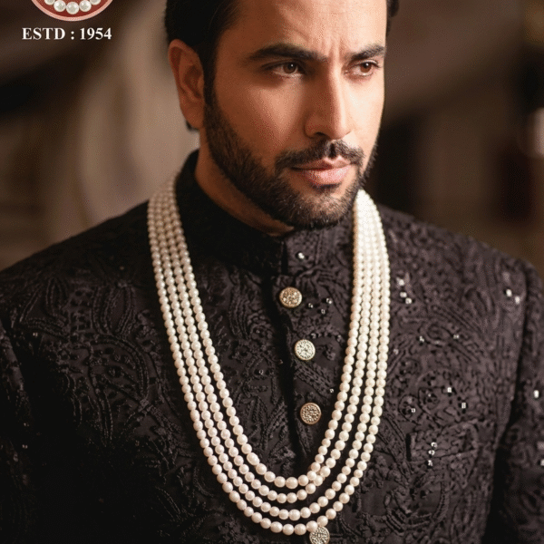 Sherwani Gradation Pearls Malla