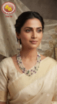 Real Stones And Pearls Set