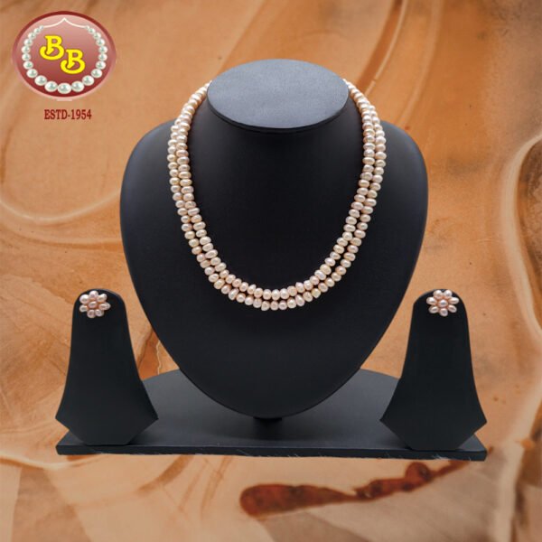 2 Lines Natural Pearls Set