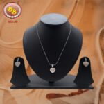 Heart Shape Pearls Locket Set