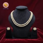 Beautiful 2-Lines Sea Pearls Set
