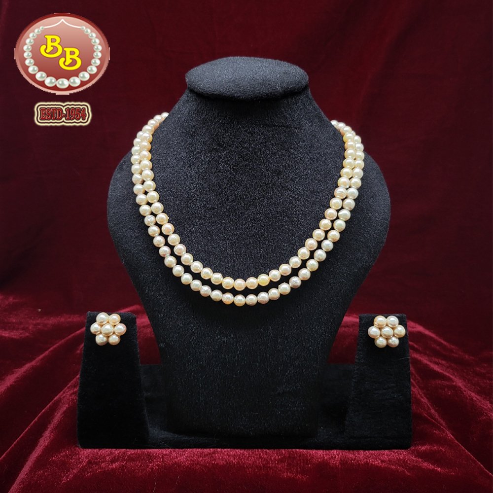 Beautiful 2 Lines Sea Pearls Set 3 SBP SSP