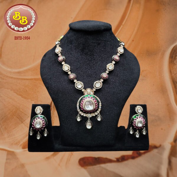 Radiant Moissanite Necklace Set