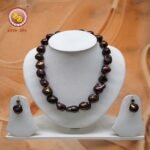 "Heritage pearl jewelry set 5 combining traditional Indian design motifs with cultured pearls in culturally authentic craftsmanship"