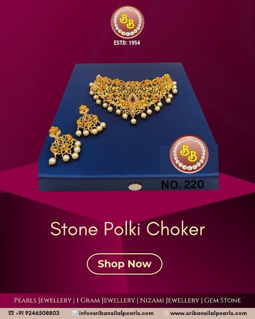 Discover the Beauty of 1 Gram Gold Jewellery: Affordable Luxury at Sri Bansilal Pearls 1 1 gram gold jewellery, affordable luxury jewellery, Sri Bansilal Pearls collection, gold plated designer necklace, traditional Indian jewellery, bridal imitation jewellery
