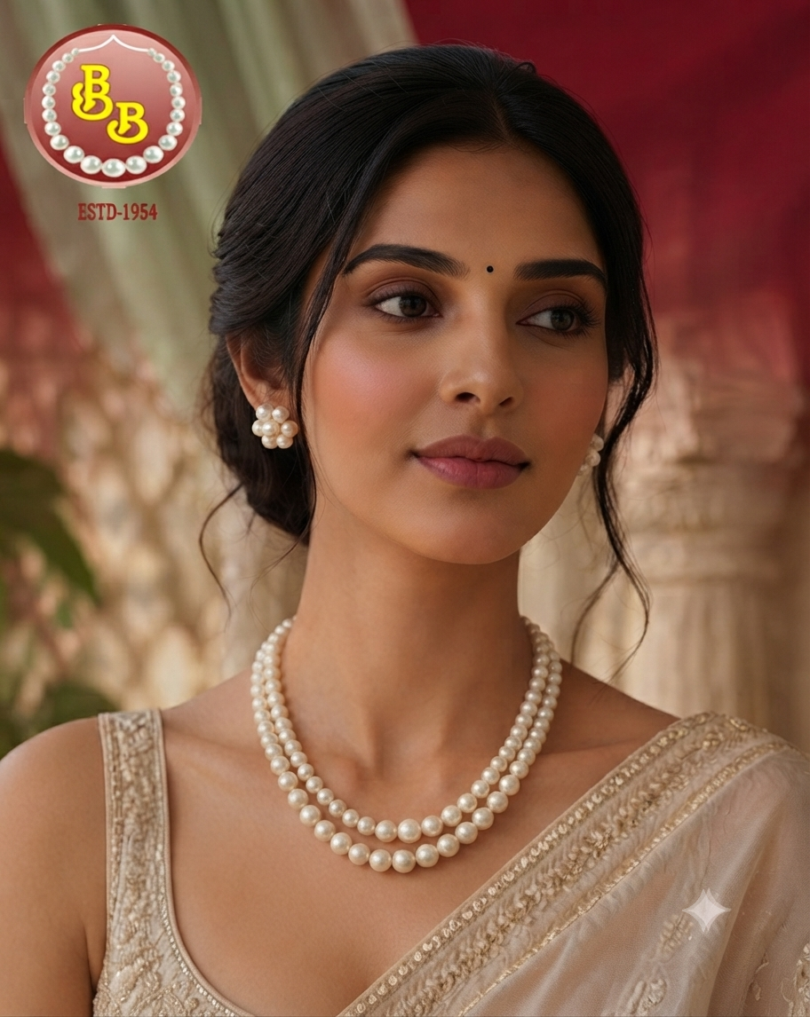 2line Round Gradation Pearls set 1 2line Round Gradation Pearls set