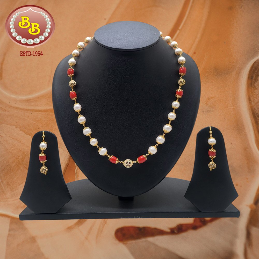 Pearls & Coral Taar Mala 1 SBP PS