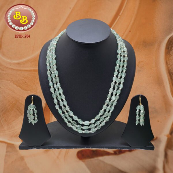 Pearls & Aventurine Stones Set