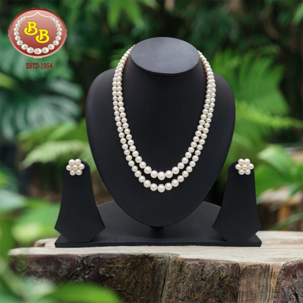 2line Round Gradation Pearls set
