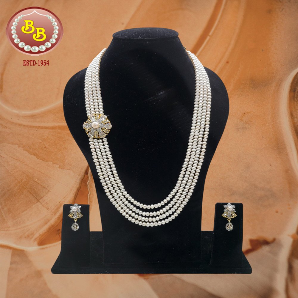 Beautiful Pearls C Z Broach Set 1 SBP PSS