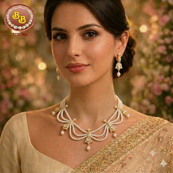 Designer Pearls Necklace Set