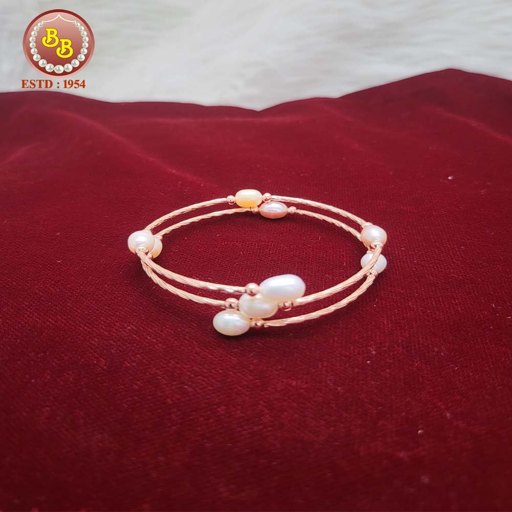 Western Design Pearls Bracelet 3 SBP BLA