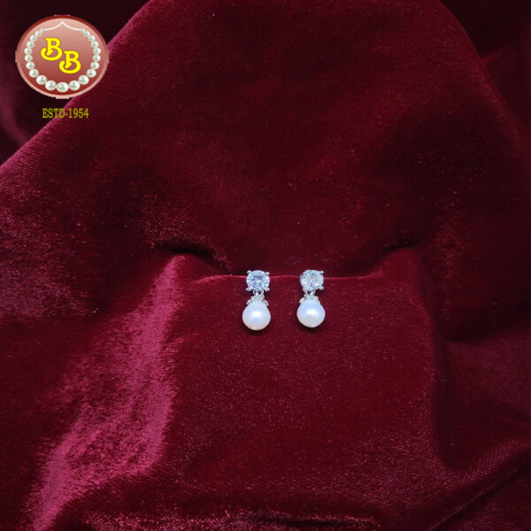 C Z Stone & Pearls Hanging 3 C Z Stone & Pearls Hanging