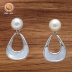 Silver Pearls Earring