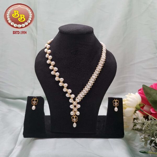 Tow Types Of Designer Pearls Mala With Locket Set