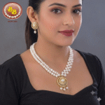 Real Pearls Necklace With Locket Set