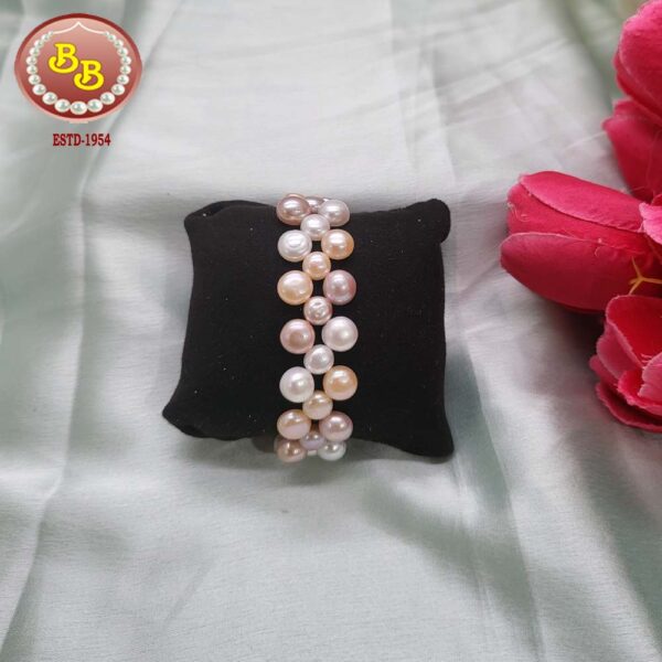 Multi Color Natural Pearls Bracelet