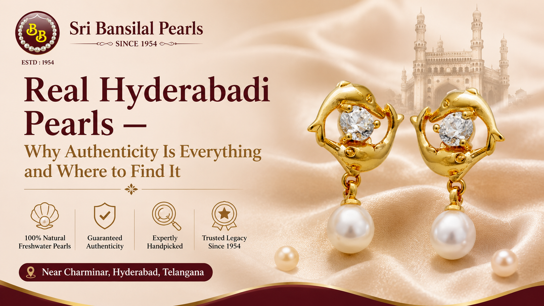 Real Pearl Earrings Hyderabad