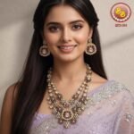 Radiant Moissanite Long Necklace Set