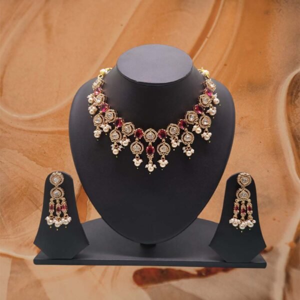 Home 4 Designer Moissanite Necklace Set