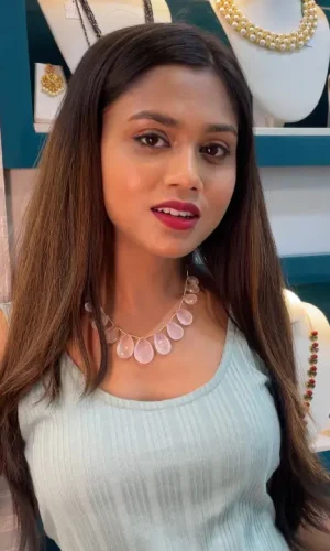 Best Pearls Shop in Charminar, Hyderabad. Buy Real Pearls Online. 54 GemStone necklance