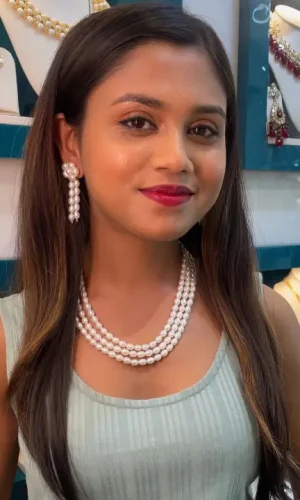 Best Pearls Shop in Charminar, Hyderabad. Buy Real Pearls Online. 52 Pearl Necklance in Hyderabad