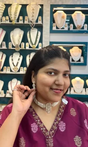 Best Pearls Shop in Charminar, Hyderabad. Buy Real Pearls Online. 57 Pearls Earing Set